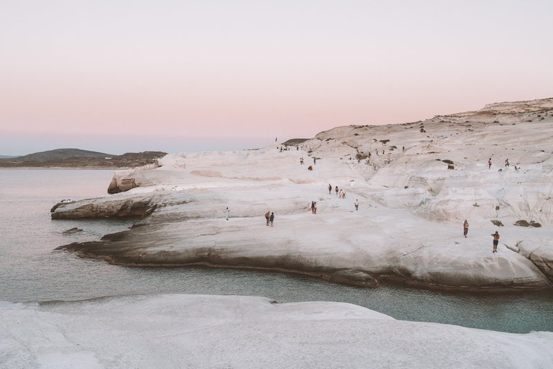 Go Here Instead: Milos – Cycladic charm and lunar beaches without the chaos.